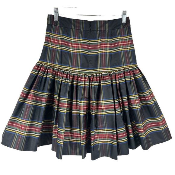 J. Crew Taffeta Skirt in Stewart Plaid Womens Size 000 - Picture 3 of 10